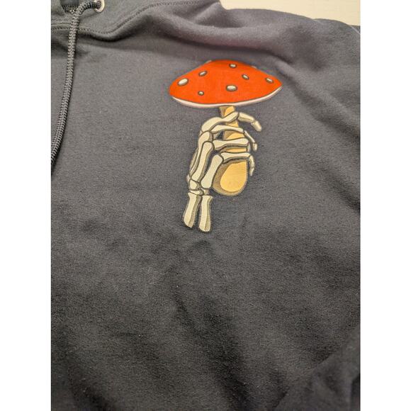 Bowery Supply Co. hoodie Sweatshirt unisex black size Mt - Picture 2 of 6